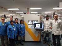 Viscom’s new X8011-II PCB X-ray inspection system at its Dallas, TX facility. 